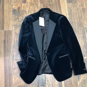 Theory Chambers Velvet Tuxedo Blazer